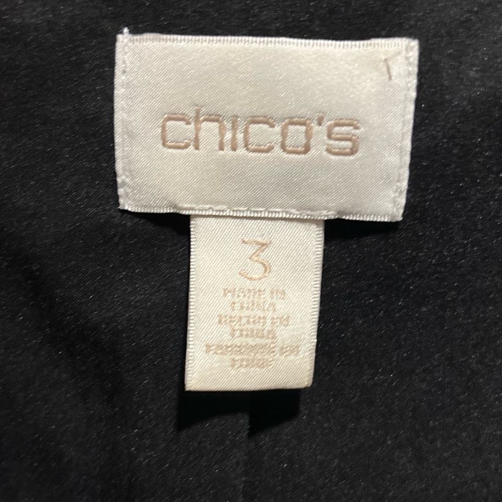 01. WOMENS CHICO’S 3/XL DETAIL JACKET - Picture 3 of 6